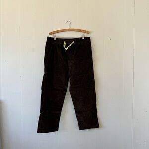 Levi’s Quick Release Skateboard Corduroy Pants XL Brown Loose Tapered Leg